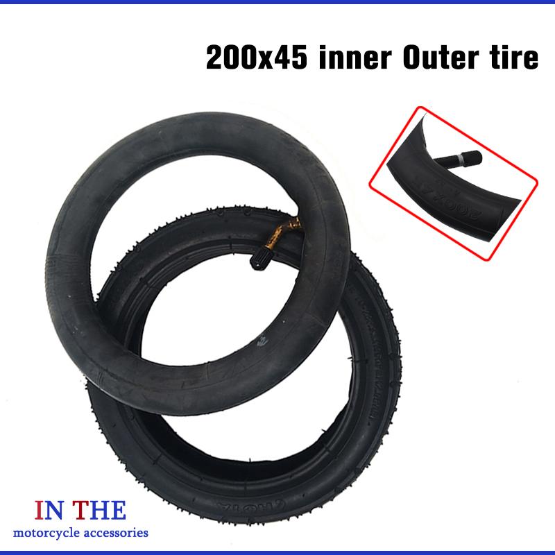 Scooter Parts - Thickened scooter tire 200x45 inflatable inner