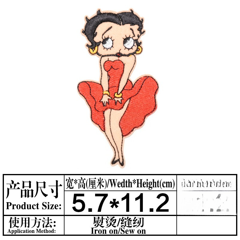 Betty Boop Patch High Color Va - Atv Parts ulasan dan harga