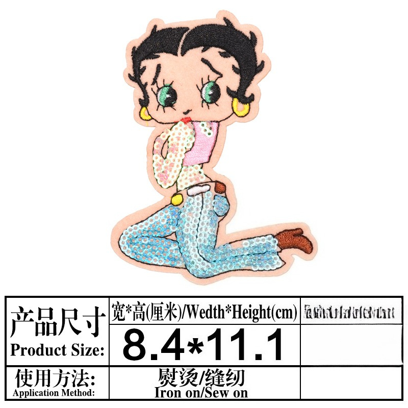 Betty Boop Patch High Color Va - Atv Parts ulasan dan harga