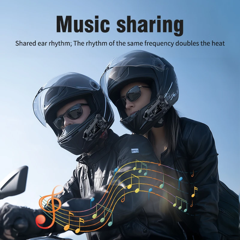 Bluetooth 5.3 Motorcycle Helme - Universal Motorcycle Helmet Intercom Headset ulasan dan harga