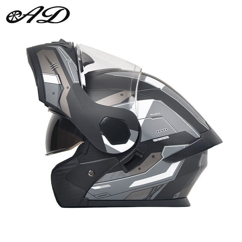Dot Certified Ad Factory Open  - Full Face Motorcycle Helmet With Bluetooth ulasan dan harga