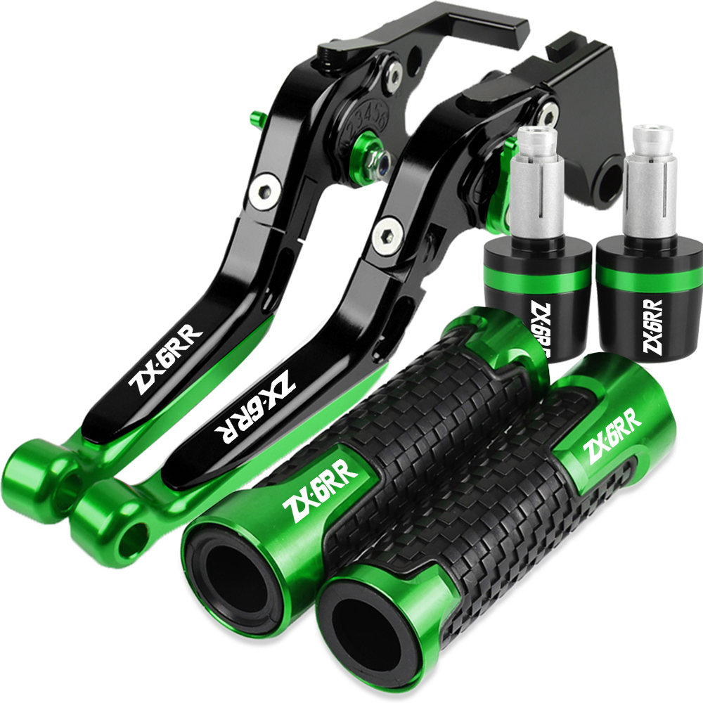 For Kawasaki ZX6R ZX6RR ZX 6R  - Cnc Aluminum Adjustable Brake Clutch Levers ulasan dan harga