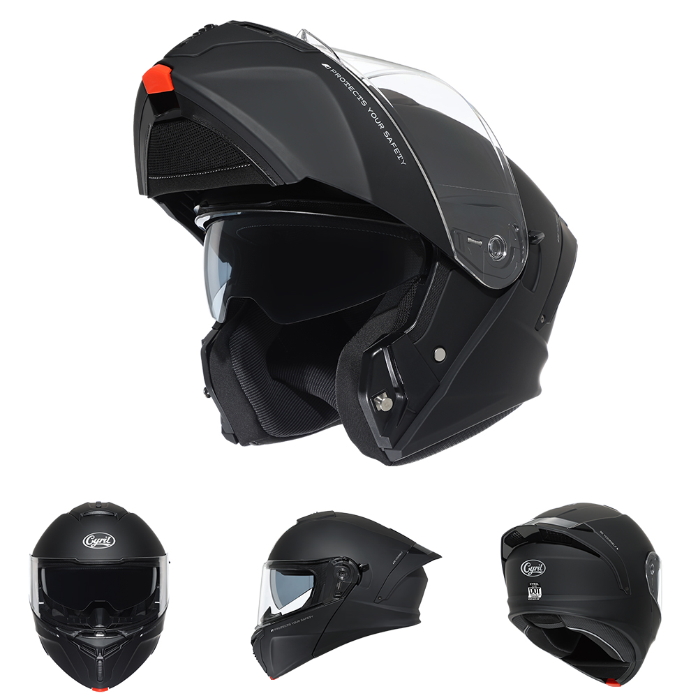 CYRIL Modular Helmet Motorcycl - Modular Flip Up Motorcycle Helmet Dot Approved ulasan dan harga