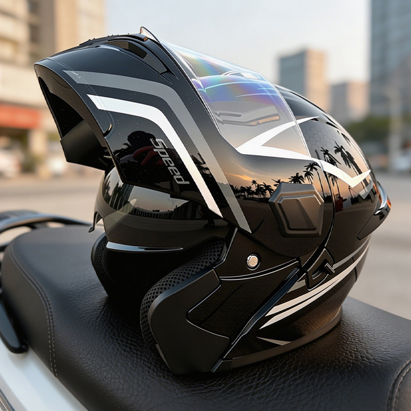 Flip Up Modular Motorcycle Hel - Modular Flip Up Motorcycle Helmet Dot Approved ulasan dan harga