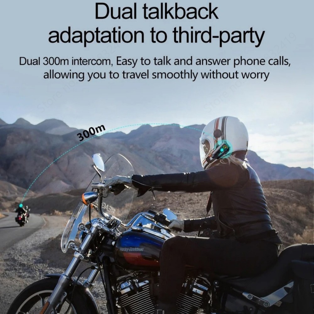 New 1 Or 2 PCS Motorcycle Helm - Universal Motorcycle Helmet Intercom Headset ulasan dan harga