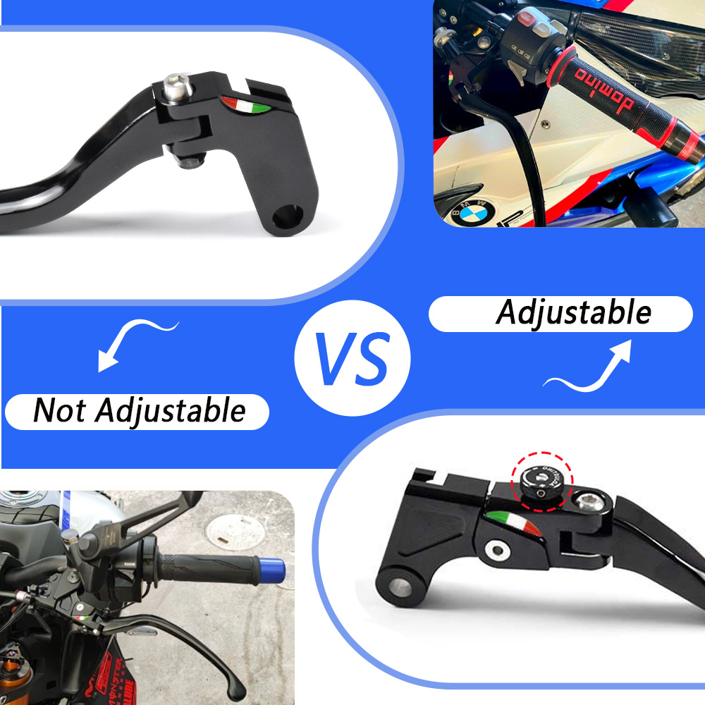 Racing Brake Clutch Adjustable - Cnc Aluminum Adjustable Brake Clutch Levers ulasan dan harga