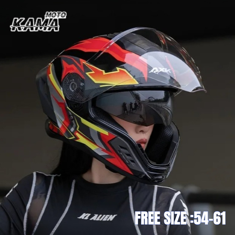 Motorcycle Full Helmet Large T - Full Face Motorcycle Helmet With Bluetooth ulasan dan harga