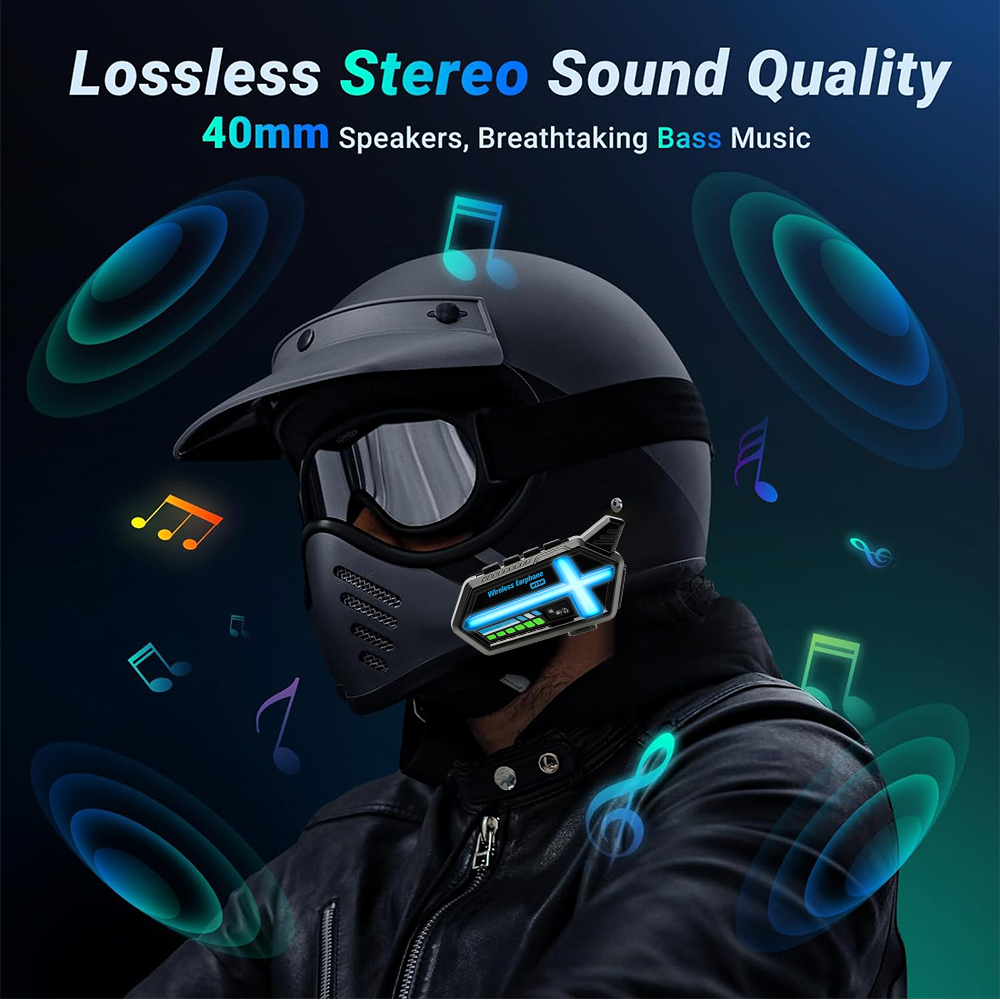 KEBIDUMEI BT26  Helmet Headset - Universal Motorcycle Helmet Intercom Headset ulasan dan harga