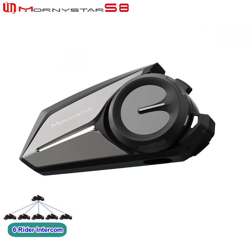 Mornystar S8 Bluetooth Motorcy - Universal Motorcycle Helmet Intercom Headset ulasan dan harga