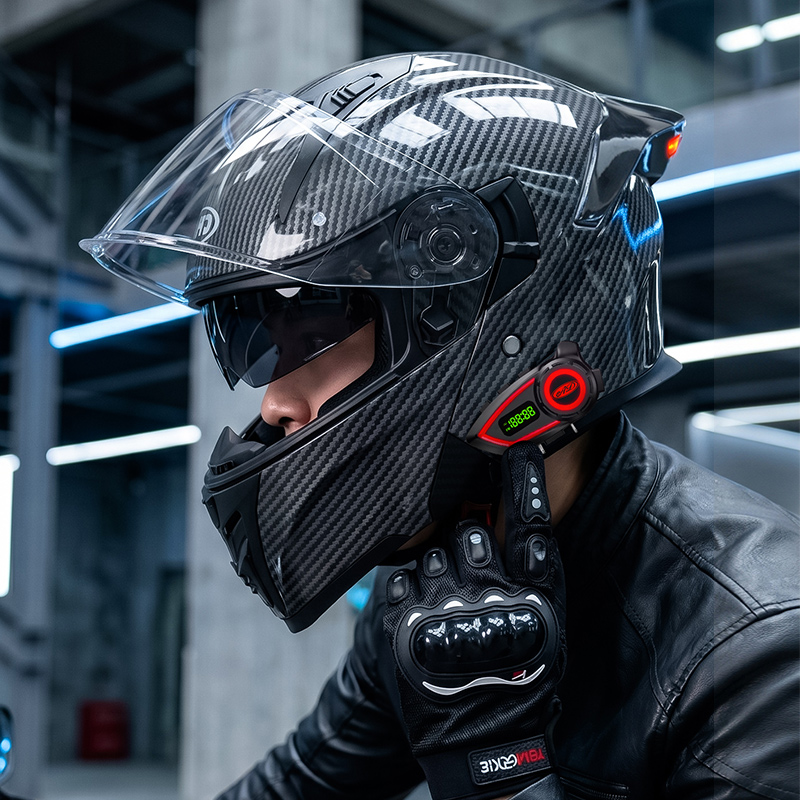 ABS Material Motorcycle Helmet - Modular Flip Up Motorcycle Helmet Dot Approved ulasan dan harga