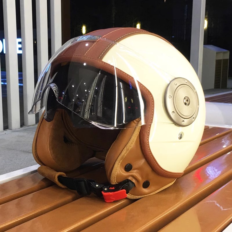 Electric Motorcycle Double Mir - Full Face Motorcycle Helmet With Bluetooth ulasan dan harga